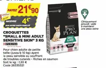 Croquettes Small & Mini Adult Sensitive Skin 3 KG