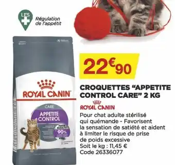Croquettes Appetite Control Care 2 KG