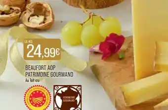 Match Beaufort AOP Patrimoine Gourmand offre