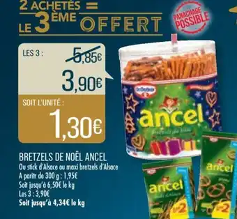 Match Bretzels de Noël Ancel offre