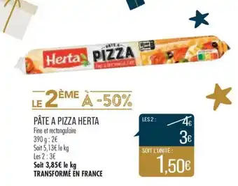 Match Pâte a Pizza Herta offre