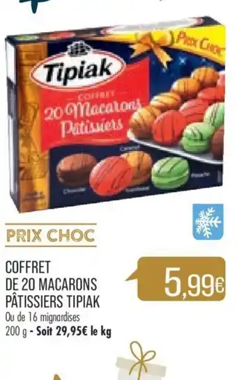 Match Coffret de 20 Macarons Pâtissiers Tipiak offre