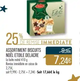 Match Assortiment Biscuits Noël Etoile Delacre offre