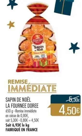 Match Sapin de Noël La Fournee Doree offre