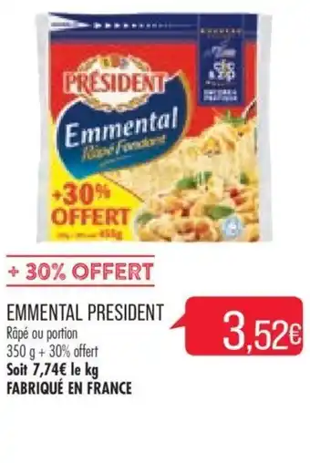 Match Emmental President offre
