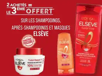 Match Après-Shampooing et Masques Elsève offre