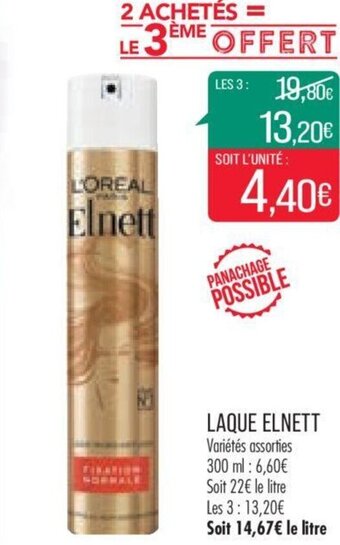 Match Laque Elnett offre