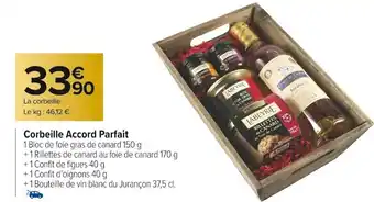 Carrefour Market Corbeille Accord Parfait offre