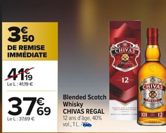 Carrefour Market Blended Scotch Whisky Chivas Regal offre