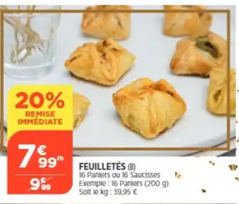 Bi1 Feuilletés offre