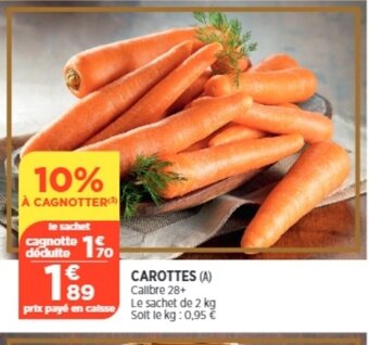 Bi1 Carottes offre