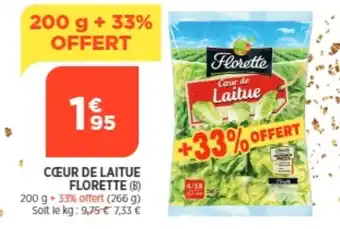 Bi1 Cœur de Laitue Florette offre