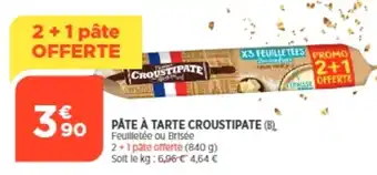 Bi1 Pâte à Tarte Croustipate offre