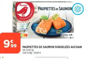 Bi1 Paupiettes de Saumon Surgelées Auchan offre