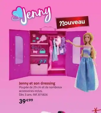 La Grande Récré Jenny et son dressing offre