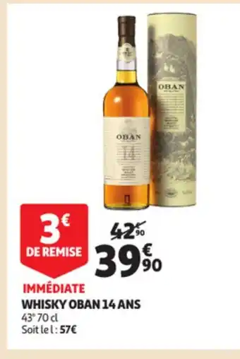 Auchan Whisky Oban 14 ans offre