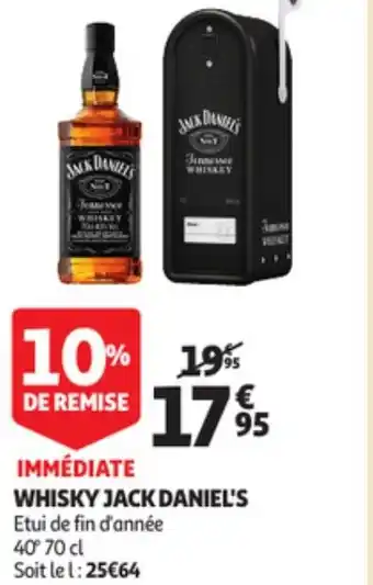 Auchan Whisky Jack Daniel's offre