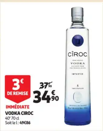 Auchan Vodka Ciroc offre