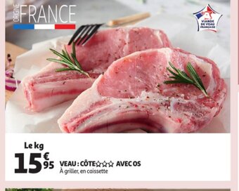Auchan Veau Cote Avec Os offre