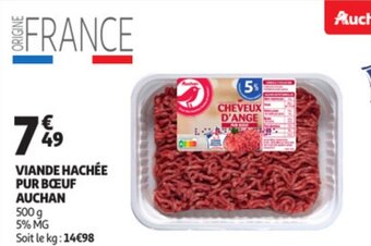 Auchan Viande Hachee Pur Boeuf Auchan offre
