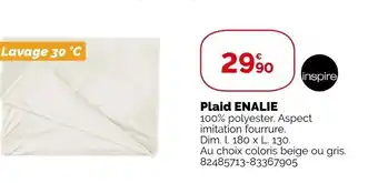 Weldom Plaid Enalie offre