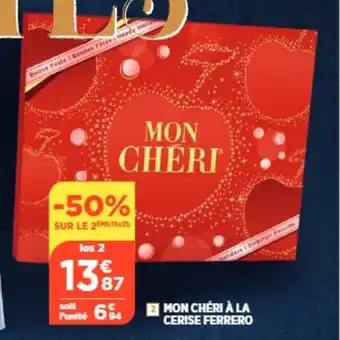 Bi1 Mon Cheri A La Cerise Ferrero offre
