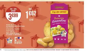 Pomme De Terre De Consommation A Chair Ferme