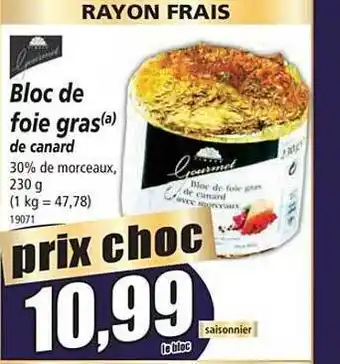 Norma Bloc de foie gras de canard offre