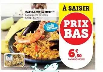 Super U Paëlla de la mer offre