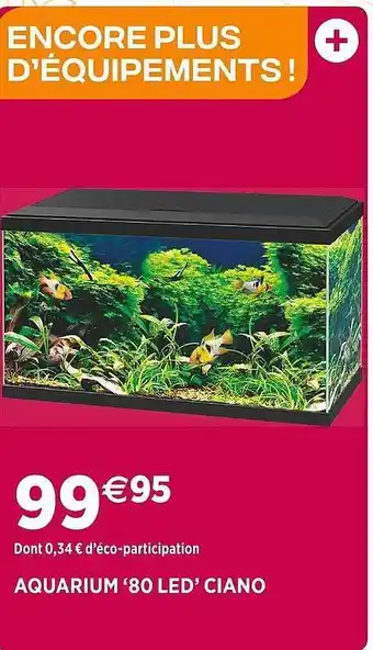 Aquarium '80 led' ciano