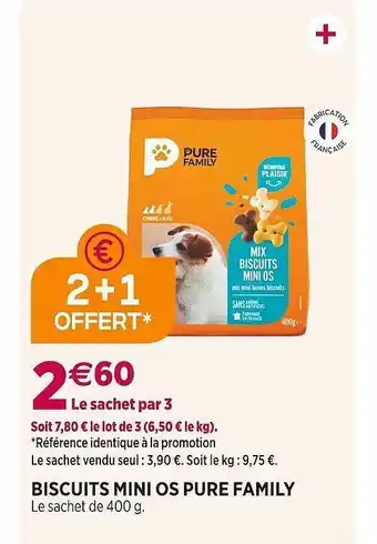 Delbard Biscuits mini os pure family offre