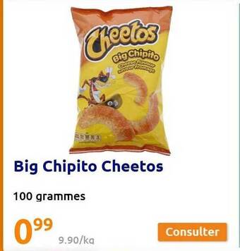 Action Big chipito cheetos offre