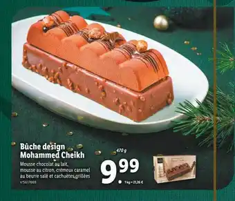 Lidl Bûche design mohammed cheikh offre