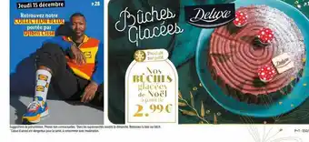 Lidl Bûches glacées deluxe offre
