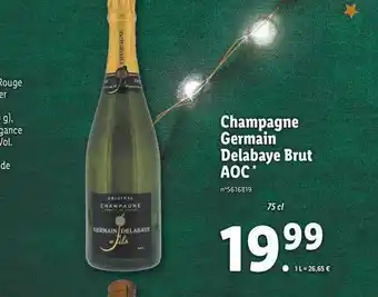 Lidl Champagne germain delabaye brut aoc offre