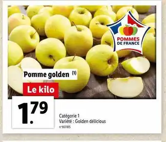 Lidl Pomme golden offre