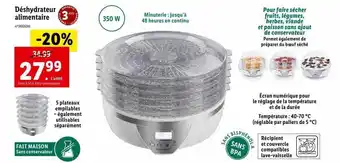 Déshydrateur alimentaire