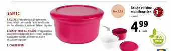 Lidl Bol de cuisine multifonction offre