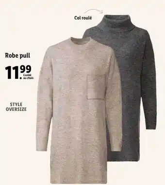 Lidl Robe pull offre