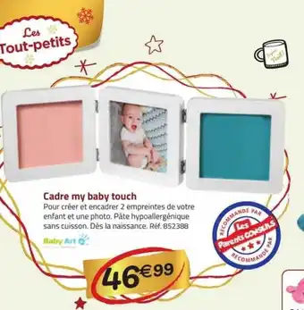 La Grande Récré Cadre my baby touch offre