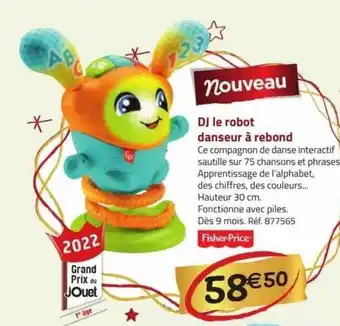 La Grande Récré Dj le robot danseur à rebond offre