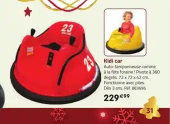 La Grande Récré Kidi car offre