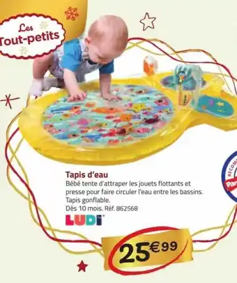 La Grande Récré Tapis d'eau ludi offre