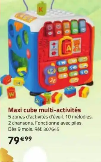 La Grande Récré Maxi cube multi-activités offre
