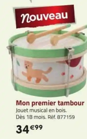 La Grande Récré Mon premier tambour offre