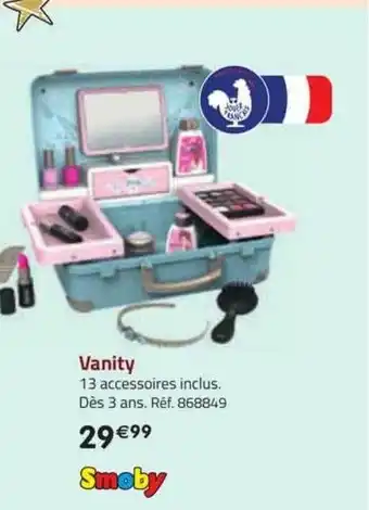 La Grande Récré Vanity smoby offre