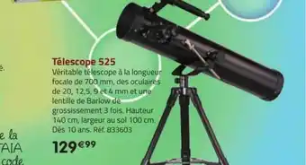 La Grande Récré Télescope 525 offre