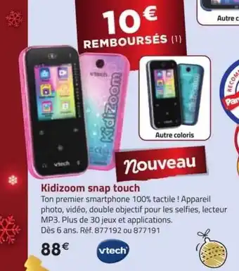 Kidizoom snap touch vtech