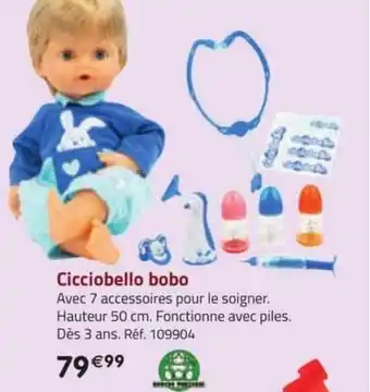 La Grande Récré Cicciobello bobo offre