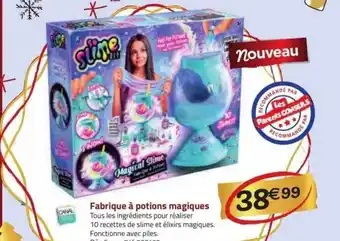 La Grande Récré Fabrique à potions magiques offre